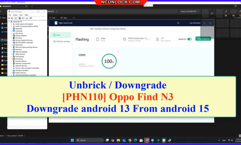 Unbrick Remove Demo Oppo Find N3